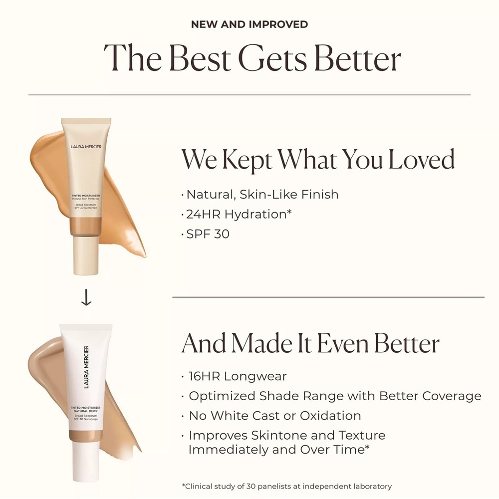 Laura Mercier ‘2W /Citrine’ Long-Wear Tinted Moisturizer Natural Dewy SPF 30 - Picture 10 of 13